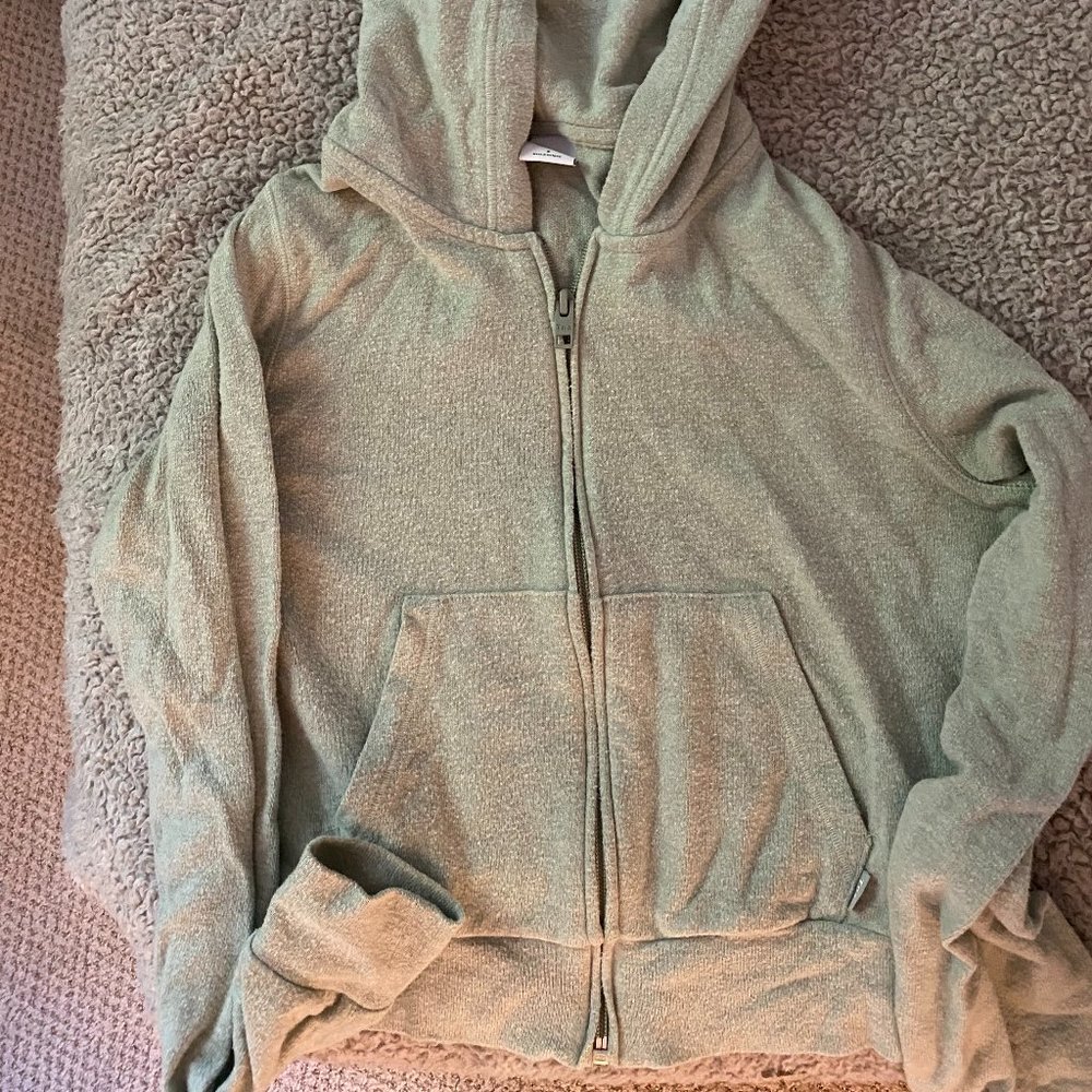 Aritzia TNA Ribbed Zip-up Hoodie